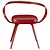 Global Views All Leather Chair 3D model small image 4