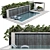 Luxury Pool and Landscape Elements 3D model small image 1