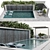 Luxury Pool and Landscape Elements 3D model small image 2