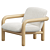 Sleek Benson Chair for You 3D model small image 2