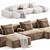 Contemporary Navi Sofa Design 3D model small image 4