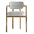 Nordic Rustic Melqui Chair 3D model small image 6