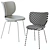 Elegance Exemplified: Moooi Hana Chair 3D model small image 7