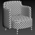 Luxury Modern Armchair 2015 Cora 3D model small image 7