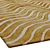 Sophisticated Hand-Tufted Ray Rug 3D model small image 3