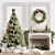 Christmas Tree with Fireplace 2150mm 3D model small image 1