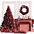 Christmas Tree with Fireplace 2150mm 3D model small image 5