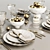 Festive Table Setting Render 3D model small image 4