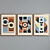 Modern Abstract Picture Frame Set 3D model small image 4