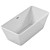 Dama Acrylic Standalone Bathtub 3D model small image 3