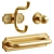 Grace Furniture Handles and Hook 3D model small image 1