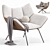 Modern Gustav Armchair Design 3D model small image 1