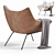 Modern Gustav Armchair Design 3D model small image 2