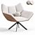 Modern Gustav Armchair Design 3D model small image 3