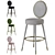 Elegant Bar Stool Model 3D model small image 1