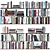 Bookshelf Set with 4 Shelves 3D model small image 5