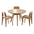 Vitra Table Chair Set 3D model small image 3