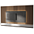 Modern TV Wall Set 08 3D model small image 3