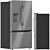 Samsung Mega Capacity Refrigerator Set 3D model small image 3