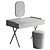 Elegance Personified: LUIS Dressing Table 3D model small image 5