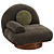 Contemporary Fratelli Boffi Armchair 3D model small image 5