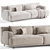  Contemporary Poliform Tribeca Modern Sofa 3D model small image 1