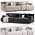  Contemporary Poliform Tribeca Modern Sofa 3D model small image 5