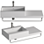 Laufen Living City Wall Mount Sink 3D model small image 1