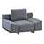 IPANEMA Armchair - Premium Designer Piece 3D model small image 2