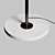 Contemporary Marble Base Glass Floor Lamp 3D model small image 3