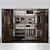 Modern Style Wardrobe System with Storage 3D model small image 6