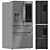 Samsung Smart Refrigerator Collection 3D model small image 1