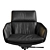 Modern Upholstered Side Chair Ensemble 3D model small image 4