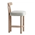 Sleek 3D Aaron Counter Stool 3D model small image 3