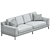 Sleek Sullivan Sofa by Jamie Stern 3D model small image 3