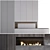 Modern Fireplace Design 3D Model 3D model small image 5