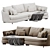 Elegant 2015 Duo Sofa Model 3D model small image 1