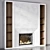 Modern Minimalist Fireplace Model 3D model small image 2