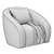  Luxe RH Sofia Armchair 3D model small image 7