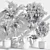 Botanical Paradise Indoor Plant Set 3D model small image 7