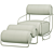 Italian Luxury Tubular Relax Chair 3D model small image 11