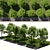 Urban Landscape Toolkit: Asphalt & Trees 3D model small image 1