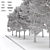 Urban Landscape Toolkit: Asphalt & Trees 3D model small image 8