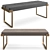 Elegant Avenue Bench for Luxe 3D model small image 1