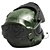 Modern Minimalist Helmet Model 3D model small image 2