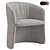 Sleek Janette Chair by Gallotti&Radice 3D model small image 3