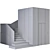 Compact Elevator & Stair Model 3D model small image 7