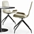 Modern Flamingo Chair and Table 3D model small image 9