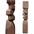 Elegant Wood Sculpture by Joel Escalona 3D model small image 2