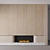 Minimalist Wall Fireplace 3D model small image 1